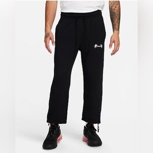 Nike LeBron Black Joggers with White LeBron logo